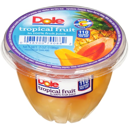 Dole Dole In Juice Slice Tropical Fruit 7 oz. Can, PK12 79088